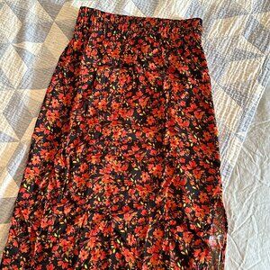 GAP Floral Midi Skirt
